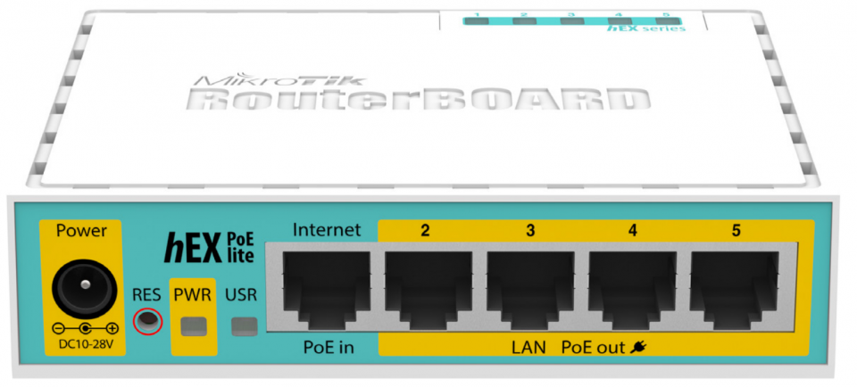 MikroTik hEX PoE lite