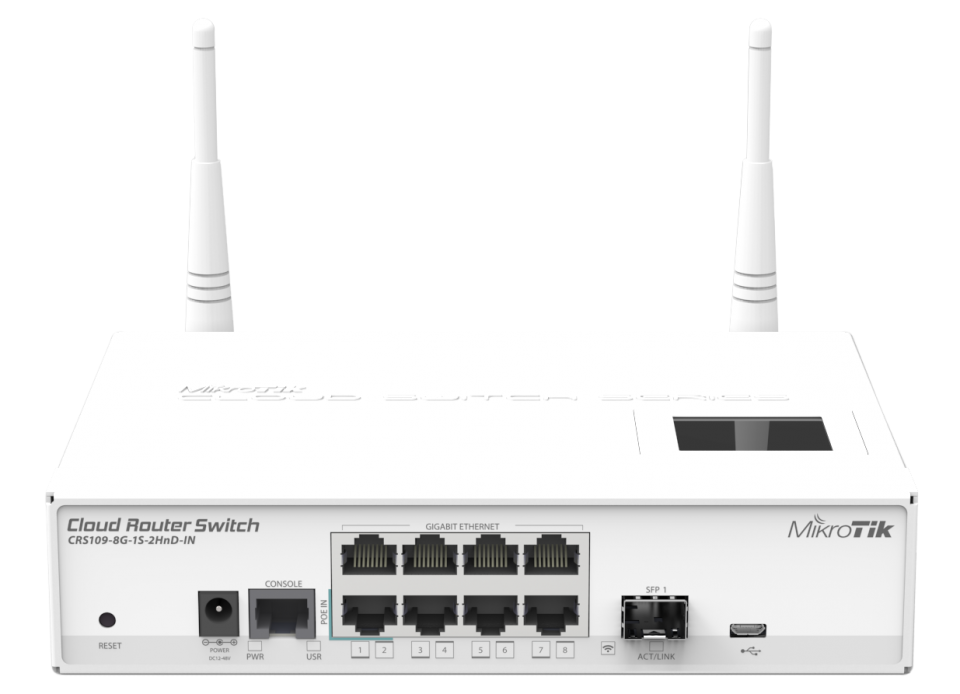 MikroTik CRS109-8G-1S-2HnD-IN